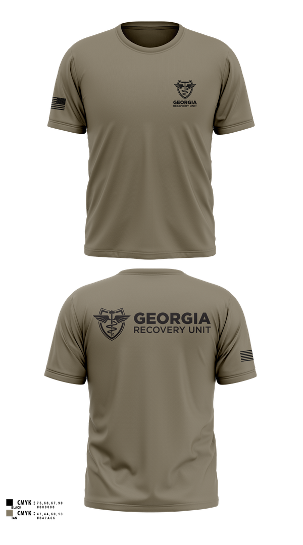 Short Sleeve Performance Shirt, Georgia Recovery Unit, , Teamtime, Team time, sublimation, custom sports apparel, team uniforms, spirit wear, spiritwear, sports uniforms, custom shirts, team store, custom team store, fundraiser sports, apparel fundraiser