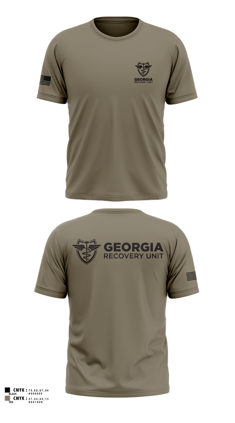 Old School Cotton Feel Shirt, Georgia Recovery Unit, , Teamtime, Team time, sublimation, custom sports apparel, team uniforms, spirit wear, spiritwear, sports uniforms, custom shirts, team store, custom team store, fundraiser sports, apparel fundraiser