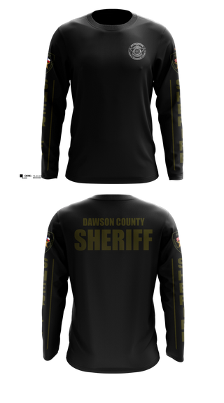 Long Sleeve Performance Shirt, Dawson County Sheriff’s Office, Police, Teamtime, Team time, sublimation, custom sports apparel, team uniforms, spirit wear, spiritwear, sports uniforms, custom shirts, team store, custom team store, fundraiser sports, apparel fundraiser