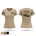 1/115th FA HHB DET 1 Women's Short Sleeve V-neck Shirt - 1