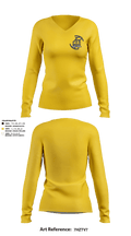 Twirl PGH 8143457 Women's Long Sleeve V-neck Shirt - 8