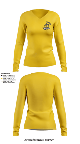 Womens Long Sleeve Vneck Shirt, Twirl PGH, Spirit Store, Teamtime, Team time, sublimation, custom sports apparel, team uniforms, spirit wear, spiritwear, sports uniforms, custom shirts, team store, custom team store, fundraiser sports, apparel fundraiser