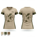 Y.A.K Gang 51934013 Women's Short Sleeve V-neck Shirt - 1