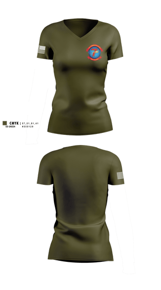 Womens Short Sleeve Vneck Shirt, 7th Communication Battalion, Marines, Teamtime, Team time, sublimation, custom sports apparel, team uniforms, spirit wear, spiritwear, sports uniforms, custom shirts, team store, custom team store, fundraiser sports, apparel fundraiser