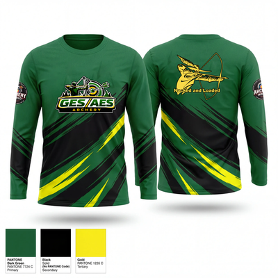 GES / AES ARCHERY 69299391 Long Sleeve Performance Shirt 3