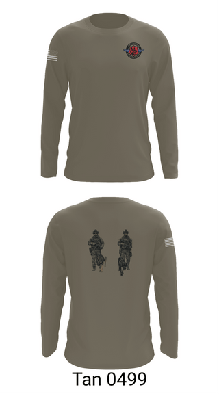 Long Sleeve Performance Shirt, K-9 Guardian Police Dog Services, Police, Teamtime, Team time, sublimation, custom sports apparel, team uniforms, spirit wear, spiritwear, sports uniforms, custom shirts, team store, custom team store, fundraiser sports, apparel fundraiser