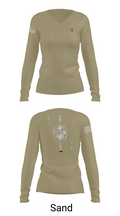 2-12IN 13143559 Women's Long Sleeve V-neck Shirt - 97