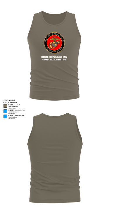 Marine Corps League Casa Grande Detachment 901 97712711 Tank Top - 79