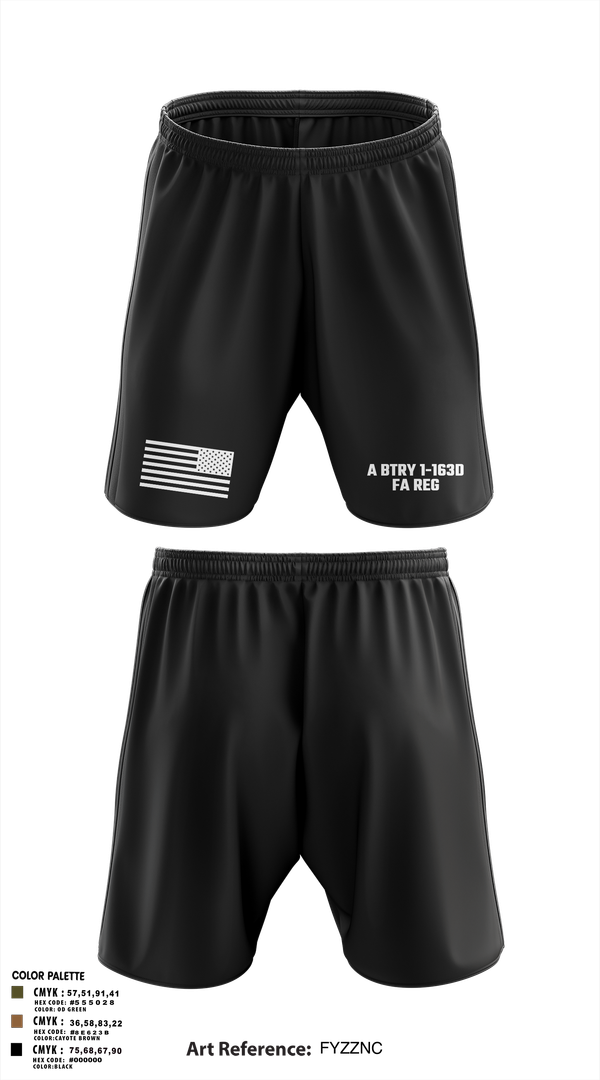 Athletic Shorts With Pockets, A BTRY 1-163D FA Reg, , Teamtime, Team time, sublimation, custom sports apparel, team uniforms, spirit wear, spiritwear, sports uniforms, custom shirts, team store, custom team store, fundraiser sports, apparel fundraiser