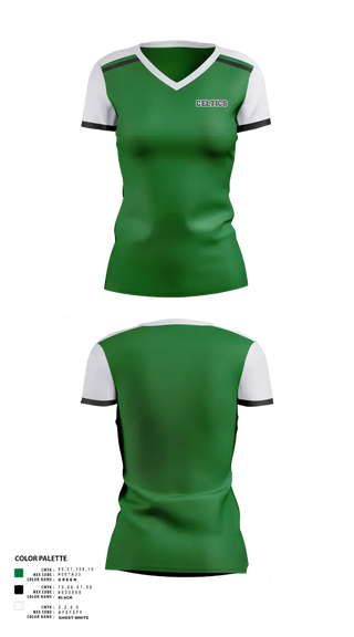 Womens Short Sleeve Vneck Shirt, Celtics, Softball, Teamtime, Team time, sublimation, custom sports apparel, team uniforms, spirit wear, spiritwear, sports uniforms, custom shirts, team store, custom team store, fundraiser sports, apparel fundraiser