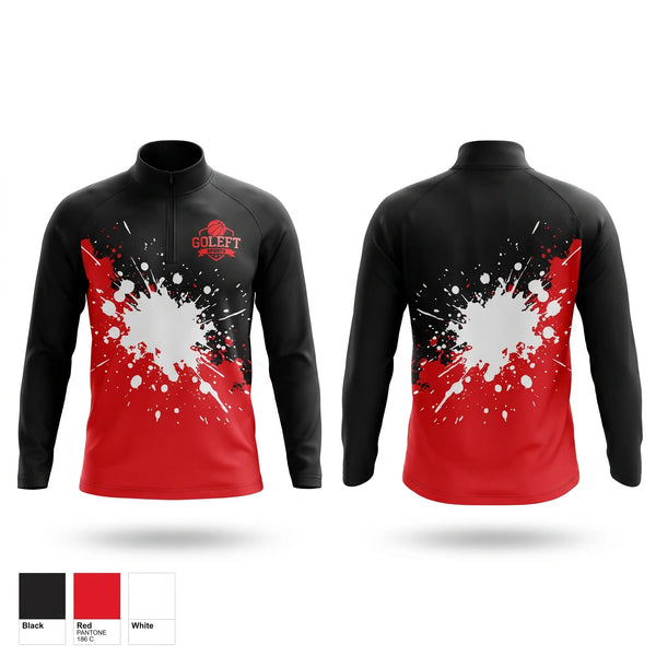 Quarter Zip Jacket, Go Left Sports, Men's Basketball, Teamtime, Team time, sublimation, custom sports apparel, team uniforms, spirit wear, spiritwear, sports uniforms, custom shirts, team store, custom team store, fundraiser sports, apparel fundraiser