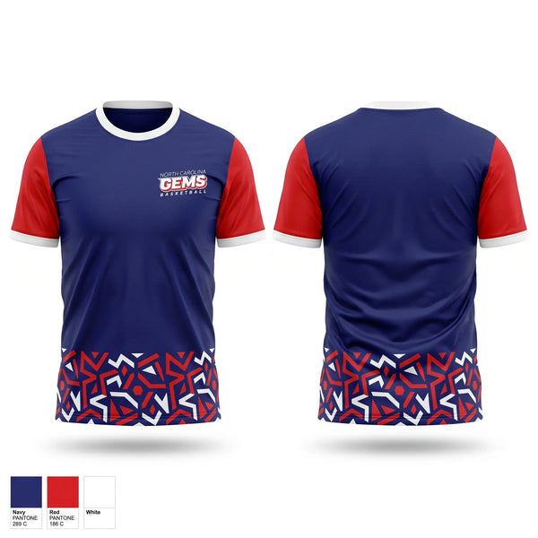 Football Jersey, NC LADY GEMS, Women's Basketball, Teamtime, Team time, sublimation, custom sports apparel, team uniforms, spirit wear, spiritwear, sports uniforms, custom shirts, team store, custom team store, fundraiser sports, apparel fundraiser