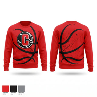 Crew Neck Sweatshirt, Cairo High School Basketball, Women's Basketball, Teamtime, Team time, sublimation, custom sports apparel, team uniforms, spirit wear, spiritwear, sports uniforms, custom shirts, team store, custom team store, fundraiser sports, apparel fundraiser