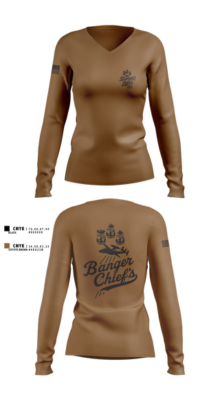 Womens Long Sleeve Vneck Shirt, VAW-117, , Teamtime, Team time, sublimation, custom sports apparel, team uniforms, spirit wear, spiritwear, sports uniforms, custom shirts, team store, custom team store, fundraiser sports, apparel fundraiser