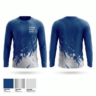 Long Sleeve Performance Shirt, Long live Will, Men's Basketball, Teamtime, Team time, sublimation, custom sports apparel, team uniforms, spirit wear, spiritwear, sports uniforms, custom shirts, team store, custom team store, fundraiser sports, apparel fundraiser