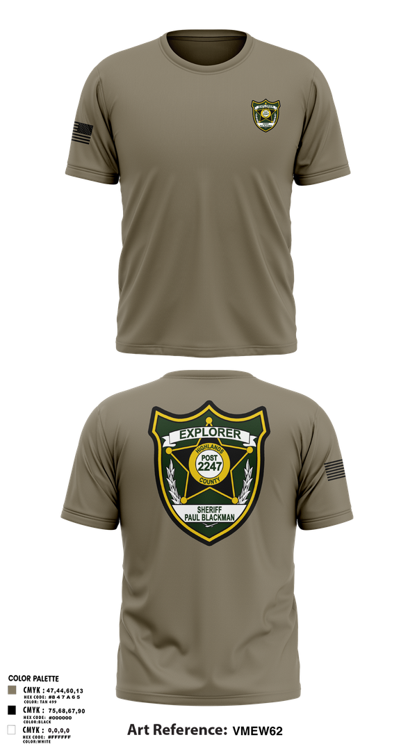 Short Sleeve Performance Shirt, Explorer Post 2247, , Teamtime, Team time, sublimation, custom sports apparel, team uniforms, spirit wear, spiritwear, sports uniforms, custom shirts, team store, custom team store, fundraiser sports, apparel fundraiser