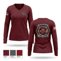 Melfa Vol. Fire & Rescue Co. Inc 83574854 Women's Long Sleeve V-neck Shirt - 1