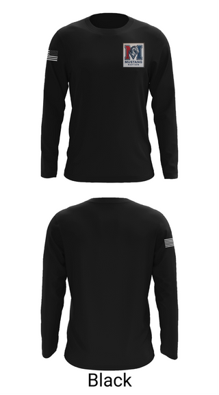Long Sleeve Performance Shirt, Mull Mustangs, Men's Basketball, Teamtime, Team time, sublimation, custom sports apparel, team uniforms, spirit wear, spiritwear, sports uniforms, custom shirts, team store, custom team store, fundraiser sports, apparel fundraiser