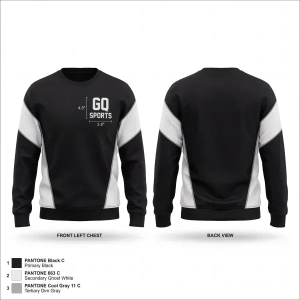 Crew Neck Sweatshirt, GQ SPORTS, Baseball, Teamtime, Team time, sublimation, custom sports apparel, team uniforms, spirit wear, spiritwear, sports uniforms, custom shirts, team store, custom team store, fundraiser sports, apparel fundraiser