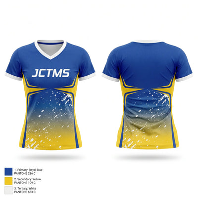 JCTMS Women's Short Sleeve V-neck Shirt - 1