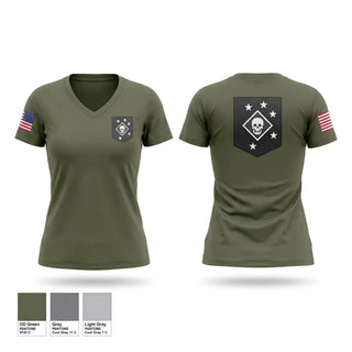 Womens Short Sleeve Vneck Shirt, Amphibous Raid EWTGPAC, Marines, Teamtime, Team time, sublimation, custom sports apparel, team uniforms, spirit wear, spiritwear, sports uniforms, custom shirts, team store, custom team store, fundraiser sports, apparel fundraiser