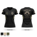 Cerberus unit Women's Short Sleeve V-neck Shirt - 1
