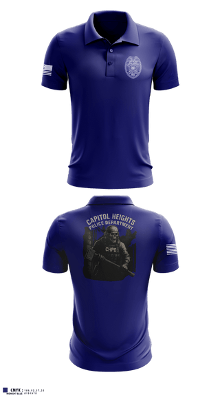 Short Sleeve Performance Polo, Capitol Heights Police Dept., Police, Teamtime, Team time, sublimation, custom sports apparel, team uniforms, spirit wear, spiritwear, sports uniforms, custom shirts, team store, custom team store, fundraiser sports, apparel fundraiser