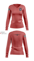 Trojans 85673427 Women's Long Sleeve V-neck Shirt - 22