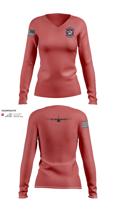 Trojans 85673427 Women's Long Sleeve V-neck Shirt - 22