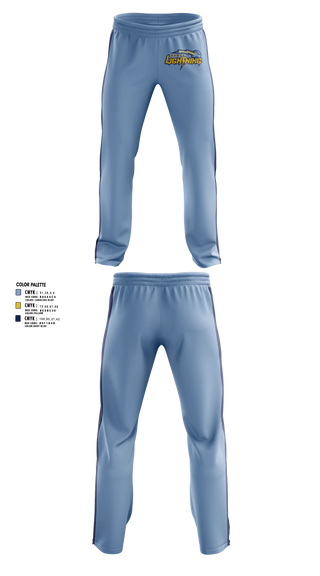 Sweatpants, Lamar Lightening, Baseball, Teamtime, Team time, sublimation, custom sports apparel, team uniforms, spirit wear, spiritwear, sports uniforms, custom shirts, team store, custom team store, fundraiser sports, apparel fundraiser