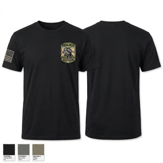 Old School Cotton Feel Shirt, ROANOKE SRT, Police, Teamtime, Team time, sublimation, custom sports apparel, team uniforms, spirit wear, spiritwear, sports uniforms, custom shirts, team store, custom team store, fundraiser sports, apparel fundraiser
