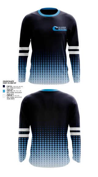 Long Sleeve Performance Shirt, Gig Harbor Water Polo, Water Polo, Teamtime, Team time, sublimation, custom sports apparel, team uniforms, spirit wear, spiritwear, sports uniforms, custom shirts, team store, custom team store, fundraiser sports, apparel fundraiser