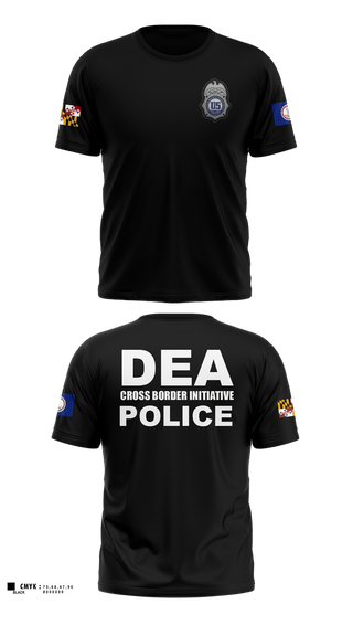 Short Sleeve Performance Shirt, DEA DC 45, Police, Teamtime, Team time, sublimation, custom sports apparel, team uniforms, spirit wear, spiritwear, sports uniforms, custom shirts, team store, custom team store, fundraiser sports, apparel fundraiser
