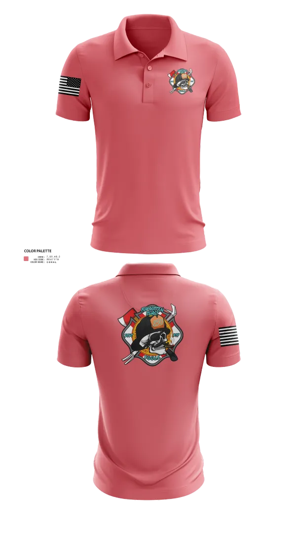 Short Sleeve Performance Polo, Forgotten Coast F.O.O.L.S., , Teamtime, Team time, sublimation, custom sports apparel, team uniforms, spirit wear, spiritwear, sports uniforms, custom shirts, team store, custom team store, fundraiser sports, apparel fundraiser