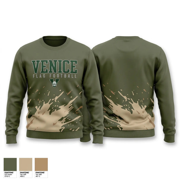 Crew Neck Sweatshirt, Venice Indians, , Teamtime, Team time, sublimation, custom sports apparel, team uniforms, spirit wear, spiritwear, sports uniforms, custom shirts, team store, custom team store, fundraiser sports, apparel fundraiser