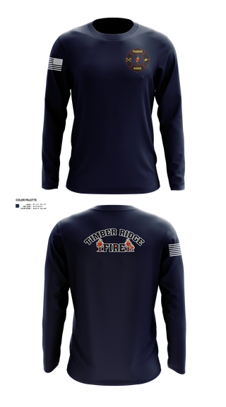 Long Sleeve Performance Shirt, Timber ridge fire, Fire Department, Teamtime, Team time, sublimation, custom sports apparel, team uniforms, spirit wear, spiritwear, sports uniforms, custom shirts, team store, custom team store, fundraiser sports, apparel fundraiser