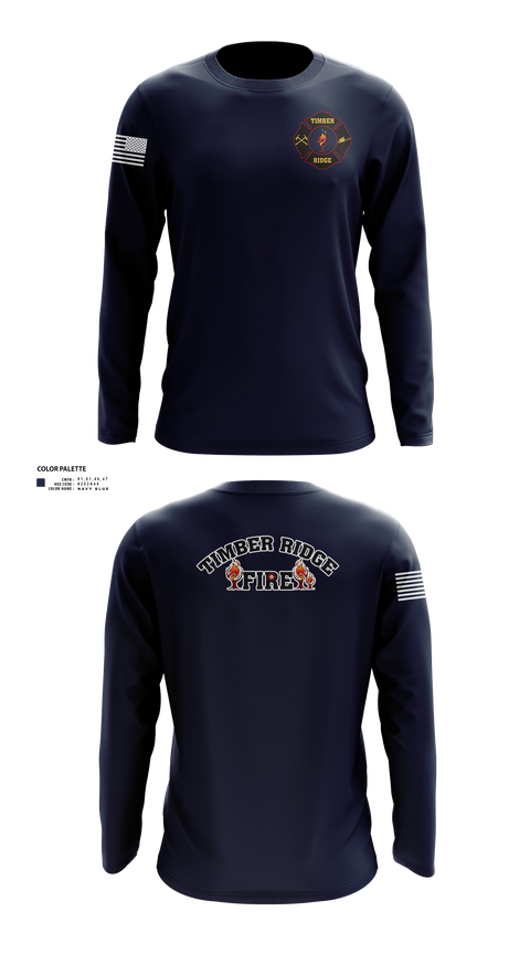 Long Sleeve Performance Shirt, Timber ridge fire, Fire Department, Teamtime, Team time, sublimation, custom sports apparel, team uniforms, spirit wear, spiritwear, sports uniforms, custom shirts, team store, custom team store, fundraiser sports, apparel fundraiser