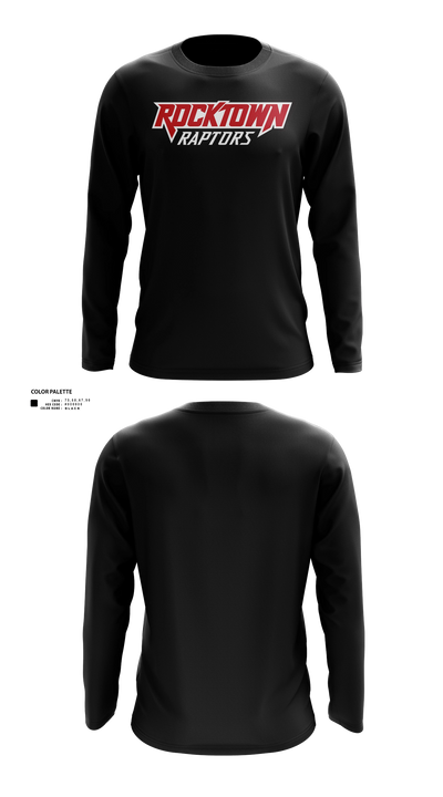 Rocktown High School Basketball 85338671 Long Sleeve Performance Shirt 21