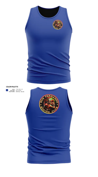 Tank Top, San Fernando Boxing Club, Spirit Store, Teamtime, Team time, sublimation, custom sports apparel, team uniforms, spirit wear, spiritwear, sports uniforms, custom shirts, team store, custom team store, fundraiser sports, apparel fundraiser