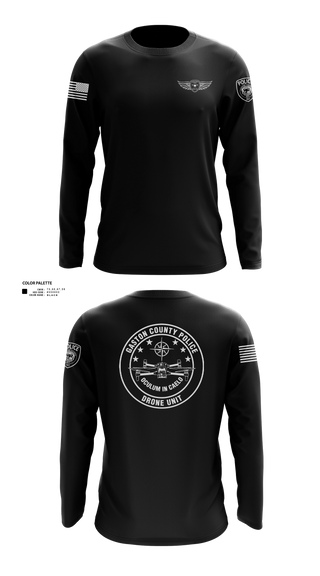 Long Sleeve Performance Shirt, Drone Unit, Police, Teamtime, Team time, sublimation, custom sports apparel, team uniforms, spirit wear, spiritwear, sports uniforms, custom shirts, team store, custom team store, fundraiser sports, apparel fundraiser