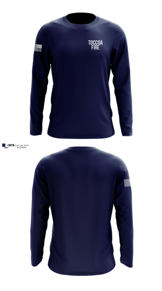 Long Sleeve Performance Shirt, Toccoa Fire, Fire Department, Teamtime, Team time, sublimation, custom sports apparel, team uniforms, spirit wear, spiritwear, sports uniforms, custom shirts, team store, custom team store, fundraiser sports, apparel fundraiser