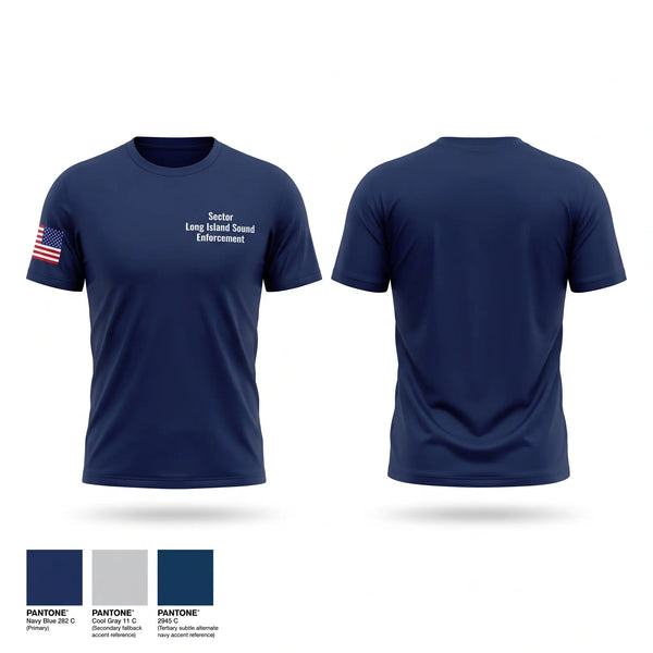 Short Sleeve Performance Shirt, Sector Long Island Sound Enforcement, Coast Guard, Teamtime, Team time, sublimation, custom sports apparel, team uniforms, spirit wear, spiritwear, sports uniforms, custom shirts, team store, custom team store, fundraiser sports, apparel fundraiser
