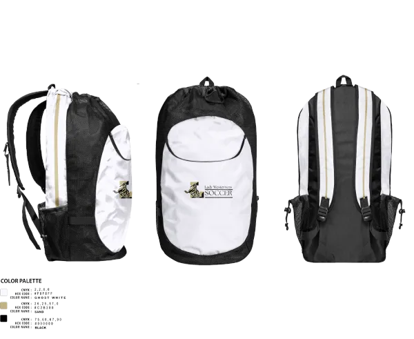 Gear Bag, Lady Westerners, Women's Soccer, Teamtime, Team time, sublimation, custom sports apparel, team uniforms, spirit wear, spiritwear, sports uniforms, custom shirts, team store, custom team store, fundraiser sports, apparel fundraiser