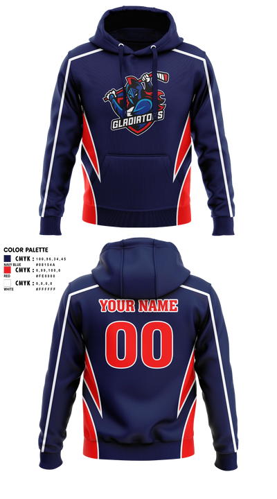 Gladwin Gladiators 9463643 Hoodie - 9