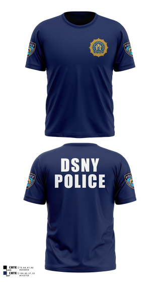 Short Sleeve Performance Shirt, DSNY Police, Police, Teamtime, Team time, sublimation, custom sports apparel, team uniforms, spirit wear, spiritwear, sports uniforms, custom shirts, team store, custom team store, fundraiser sports, apparel fundraiser