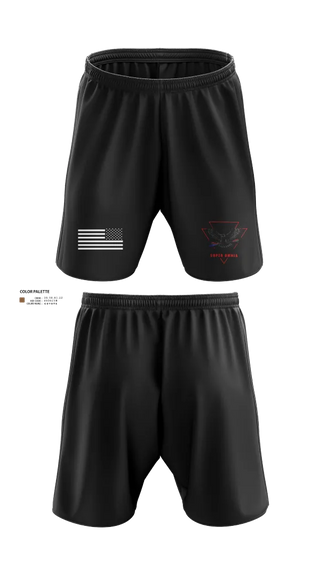 Athletic Shorts With Pockets, Raptor Platoon, 4-9 CAV, , Teamtime, Team time, sublimation, custom sports apparel, team uniforms, spirit wear, spiritwear, sports uniforms, custom shirts, team store, custom team store, fundraiser sports, apparel fundraiser
