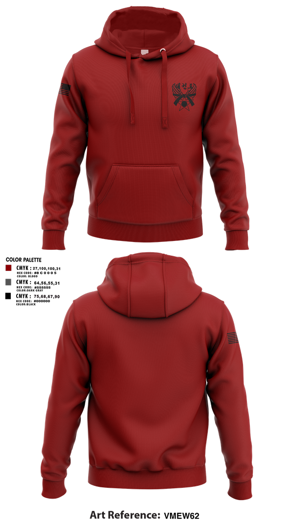 Hoodie, 319th IEW, , Teamtime, Team time, sublimation, custom sports apparel, team uniforms, spirit wear, spiritwear, sports uniforms, custom shirts, team store, custom team store, fundraiser sports, apparel fundraiser