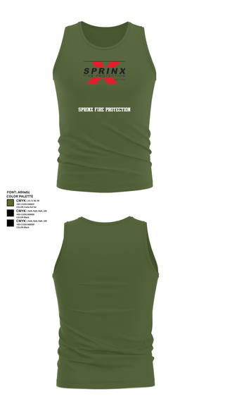 Tank Top, SPRINX FIRE PROTECTION, , Teamtime, Team time, sublimation, custom sports apparel, team uniforms, spirit wear, spiritwear, sports uniforms, custom shirts, team store, custom team store, fundraiser sports, apparel fundraiser