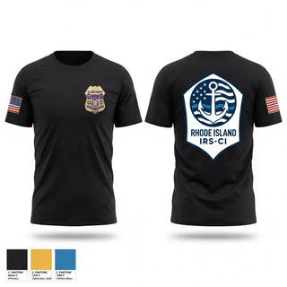 Old School Cotton Feel Shirt, IRS-CI, Police, Teamtime, Team time, sublimation, custom sports apparel, team uniforms, spirit wear, spiritwear, sports uniforms, custom shirts, team store, custom team store, fundraiser sports, apparel fundraiser