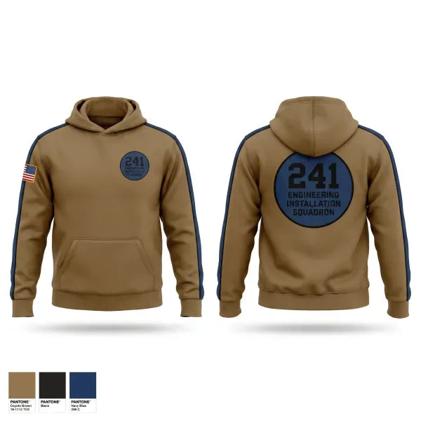 Hoodie, 241 Engineering Installation Squadron, National Guard, Teamtime, Team time, sublimation, custom sports apparel, team uniforms, spirit wear, spiritwear, sports uniforms, custom shirts, team store, custom team store, fundraiser sports, apparel fundraiser